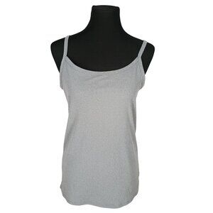 No‎ Boundaries Womens Juniors Gray Ribbed Tank Top XXL